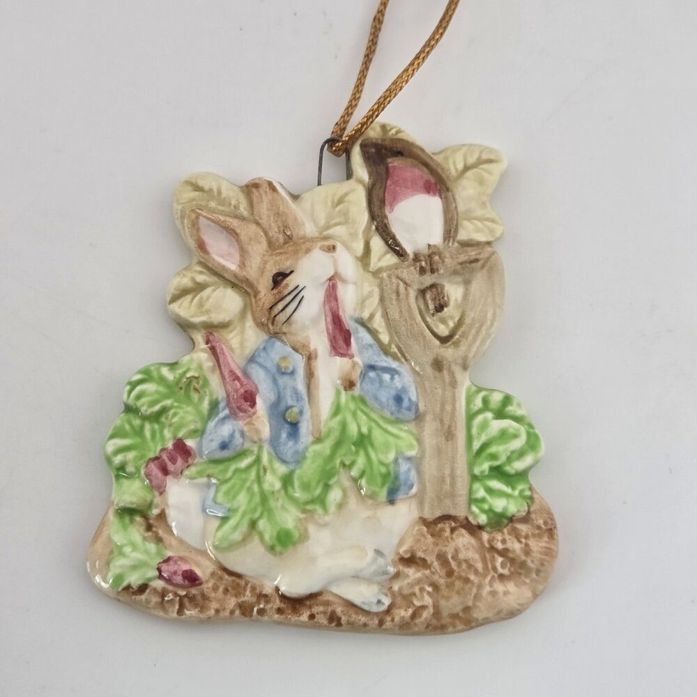 Beatrix Potter Vintage 1987 Peter Rabbit Ornament